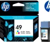  HP 49 Color InkJet Cartridge 355 pages 22.8ml (51649AE)