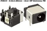  DC Power Jack PJ014 5.5x1.65mm (Acer HP Gateway Packard Bell)