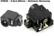  DC Power Jack PJ026 4.5x1.65mm (Gateway Samsung)