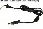 Лаптоп кабел DC CORD 4.8x1.7mm 1.2m (HP Compaq) Bullet tip