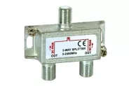     1 x 2 Way Cable TV Splitter 5-2400MHz