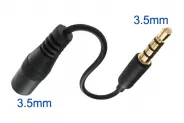  Cable Adapter [3.5mm JACK(M) 4pin to 3.5mm JACK(F) 4pin 0.2m]
