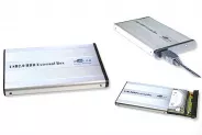 Кутия за твърд диск 2.5'' HDD Enclosure USB2.0 Box Pata (Silver/Black/Blue)