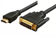  DVI to HDMI Cable Black [DVI-D to HDMI 3m] PVC