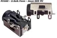  DC Power Jack PJ163 2.5x0.7mm (Asus EEE PC)