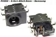  DC Power Jack PJ252 5.5x1.65x3.0mm (Samsung)
