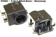  DC Power Jack PJ361 5.5x1.65x3.0mm (Samsung)