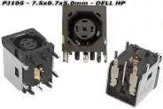  DC Power Jack PJ105 7.5x0.7x5.0mm (DELL HP)