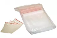 Плик с цип PVC 35µm прозрачна торбичка с размер 15х18см оп. 100бр