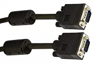 Кабел VGA Cable Ferrite Black [DB15(M) to DB15(M) 1.8m]
