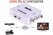  HDMI to 3RCA Adapter HDMI2AV [HDMI(F) to 3RCA(F)]