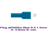 Конектор кабелна обувка Plug af2505ho Blue 1.5-2.5mm 4mm Оп.10бр