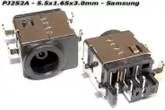  DC Power Jack PJ252A 5.5x1.65x3.0mm (Samsung)