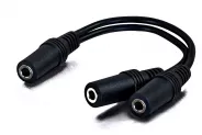  Cable Adapter [3.5mm JACK(F) to 2 JACK(F) 0.2m]