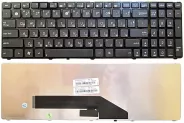 Клавиатура за лаптоп Asus K50 K51 K60 K61 K70 K72 F52 - Black US BG Frame