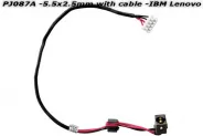  DC Power Jack PJ087 5.5x2.5mm w/cable 23 (IBM Lenovo)
