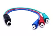 Cable Audio Video [Mini Din(M) 7pin to 3 RCA(F) 0.1m]