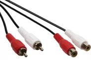  Cable Audio Video [2 RCA(M) to 2 RCA(F) 3m] Ednet