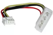  Cable 1x 4Pin Molex (F) to 4Pin Floppy (F) 15cm (Power to FDD)