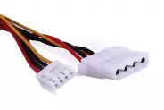  Cable 1x 4Pin Molex (M) to 4Pin Floppy (F) 15cm (Power to FDD)