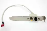 Cable Bracket SPDIF-Out RCA + Optical Jack to 6 Pin IDC Header