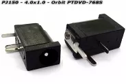  DC Power Jack PJ150 4.0x1.0mm (Orbit PTDVD-768S 7 in)