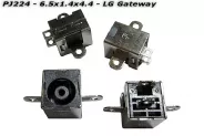  DC Power Jack PJ224 6.5x1.4x4.4mm (LG Gateway)