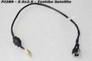  DC Power Jack PJ289 5.5x2.5mm w/cable 26 (Toshiba Satellite)
