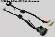  DC Power Jack PJ521 5.5x1.65x3.0mm w/cable 19 (Samsung)