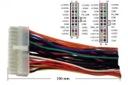 Кабел Cable 24Pin PSU Connector 20cm (ATX Power Supply Connector)