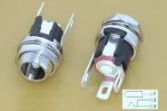 Букса за захранване DC Power Jack Panel mount connector (5.5x2.5mm 3 Pin)