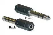  Cable Adapter [6.35mm JACK(M) to 3.5mm JACK(F) Stereo]