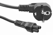 Кабел захранващ AC Power supply cable cord 3-pin (C5-EU Shuko 1.5m) HQ