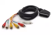  Cable Audio Video [SCART(M) to 6 RCA(M) 1.8m] SCART IN/OUT