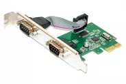 Платка PCI-e to 2x Serial port (DB-9 Male) Card