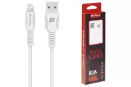  USB 2.0 A to iPhone 5/6/7/SE 1.0m (DeTech DE-C27i) Flat Charge 2.1A