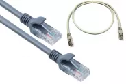 Пач кабел LAN UTP  0.25m Patch Cable Cat.5E 24AWG (VCom DeTech)