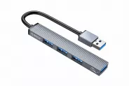 USB HUB 4-Port USB 3.0 to USB 3.0/2.0 no Power (Orico AH-A13-GY)