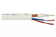 Микрокоаксиален кабел BNC+Power (RG59+2x0.5mm) ролка 100м