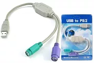 Adapter USB to PS/2 with cable 0.2m (China USB to PS2)