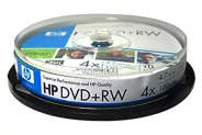 DVD-RW 4.7GB 120min 4x Rewritable HP (шпиндел 10бр.)