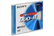 DVD-R 4.7GB 120min 16x Sony (кут. 10mm за 1бр.)
