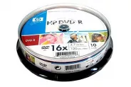 DVD-R LS 4.7GB 120min 16x HP (шпиндел 10бр.)