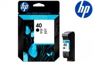  HP 40 Black InkJet Cartridge 1600 pages 42ml (51640AE)