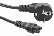 Кабел захранващ AC Power supply cable cord 3-pin (C5-EU Shuko 1.5m)