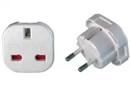 Адаптер AC Power Plug Travel Adapter Converter (UK to EU Schuko)