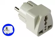 Адаптер AC Power Plug Travel Adapter Converter (UK US AU to EU Schuko)