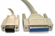 Кабел сериен Serial COM Cable RS232 [25pin(F) to 9pin(M) 1.8m]