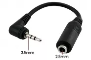  Cable Adapter [3.5mm JACK(M) to 2.5 JACK(F) 0.2m]