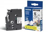 Brother cosum. P-touch printers TZ111 6mm 8m tape black on clear